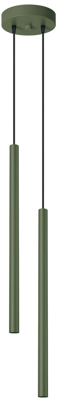 Sollux Lighting Pastelo Pendelleuchte 2x8 W grün SL.1519