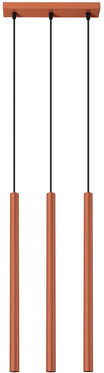 Sollux Lighting Pastelo Pendelleuchte 3x8 W rot SL.1526
