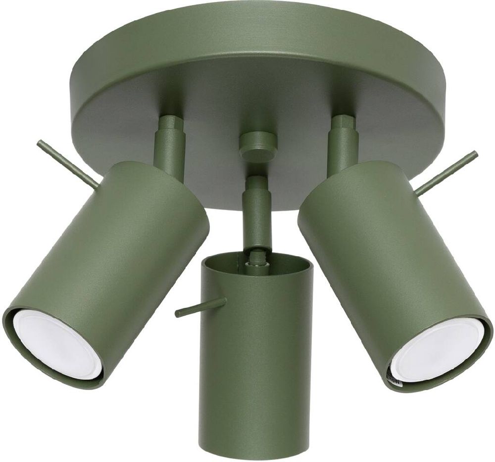 Sollux Lighting Ring Deckenlampe 3x10 W grün SL.1503