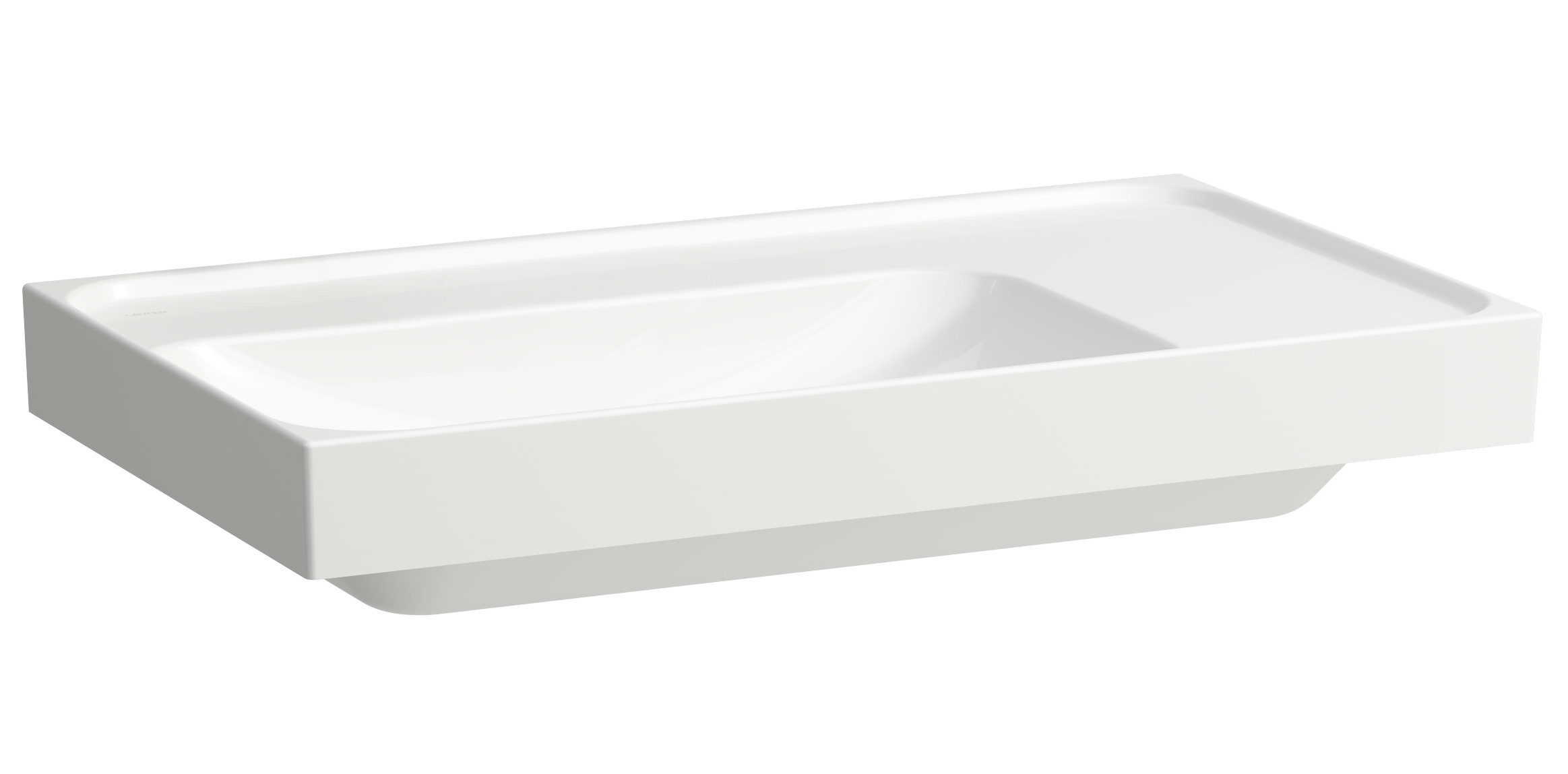 Laufen Meda Waschbecken 80x46 cm rechteckig Klassisch-Möbel weiß glanz H8171164001091