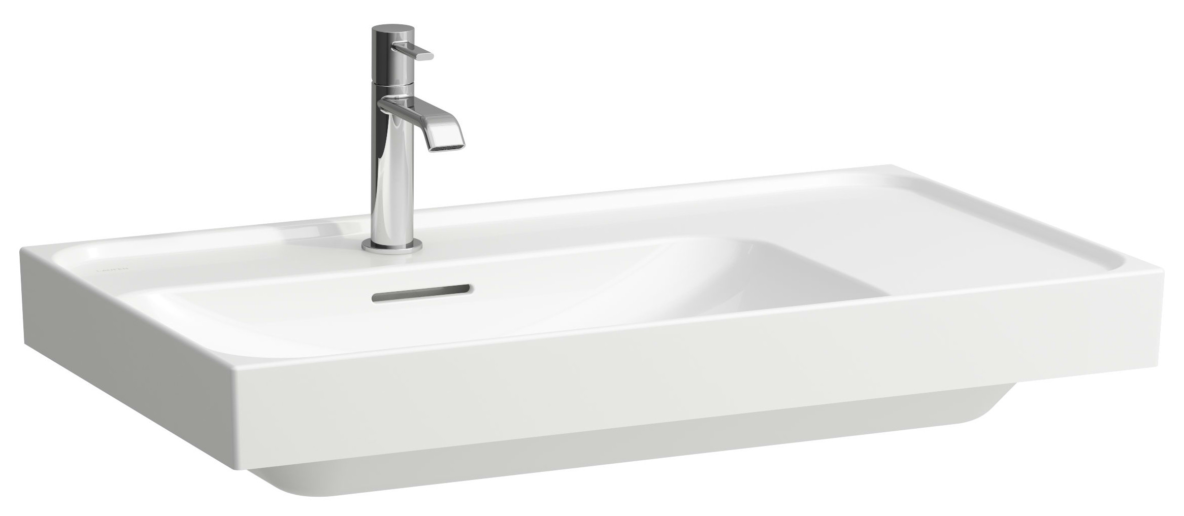 Laufen Meda Waschbecken 80x46 cm rechteckig Klassisch-Möbel weiß glanz H8171164001041