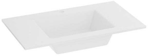 LaVita Tulsa Waschbecken 81x46.5 cm rechteckig Möbel weiß glanz 5900378339854