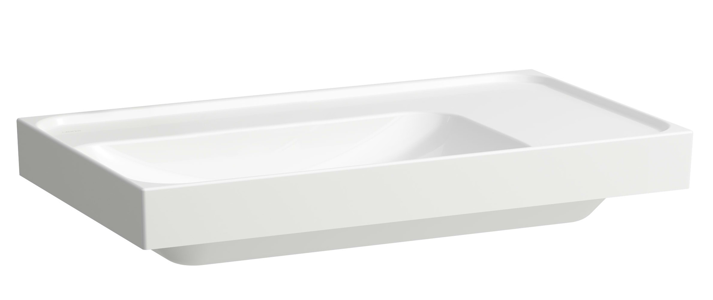 Laufen Meda Waschbecken 80x46 cm rechteckig Klassisch-Möbel weiß glanz H8171160001091