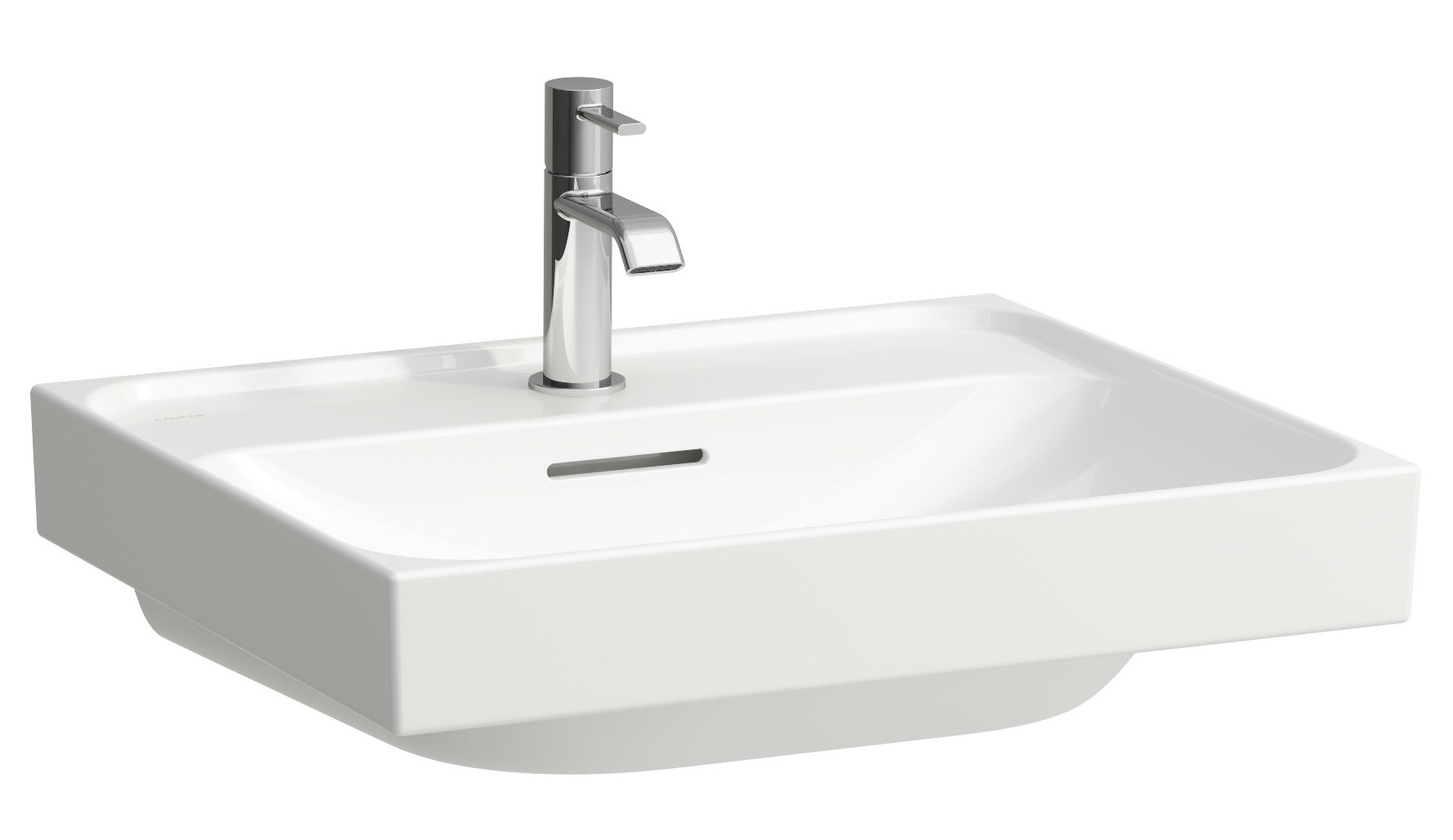 Laufen Meda Waschbecken 55x46 cm rechteckig Klassisch-Möbel weiß glanz H8101120001091
