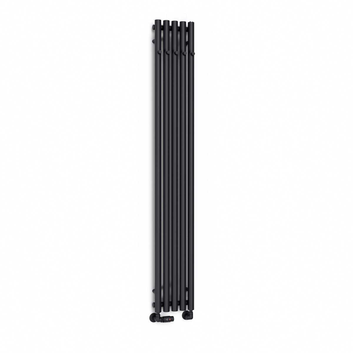 Oltens Stang Badheizkörper dekorativ 180x26 cm schwarze Matte 55017300