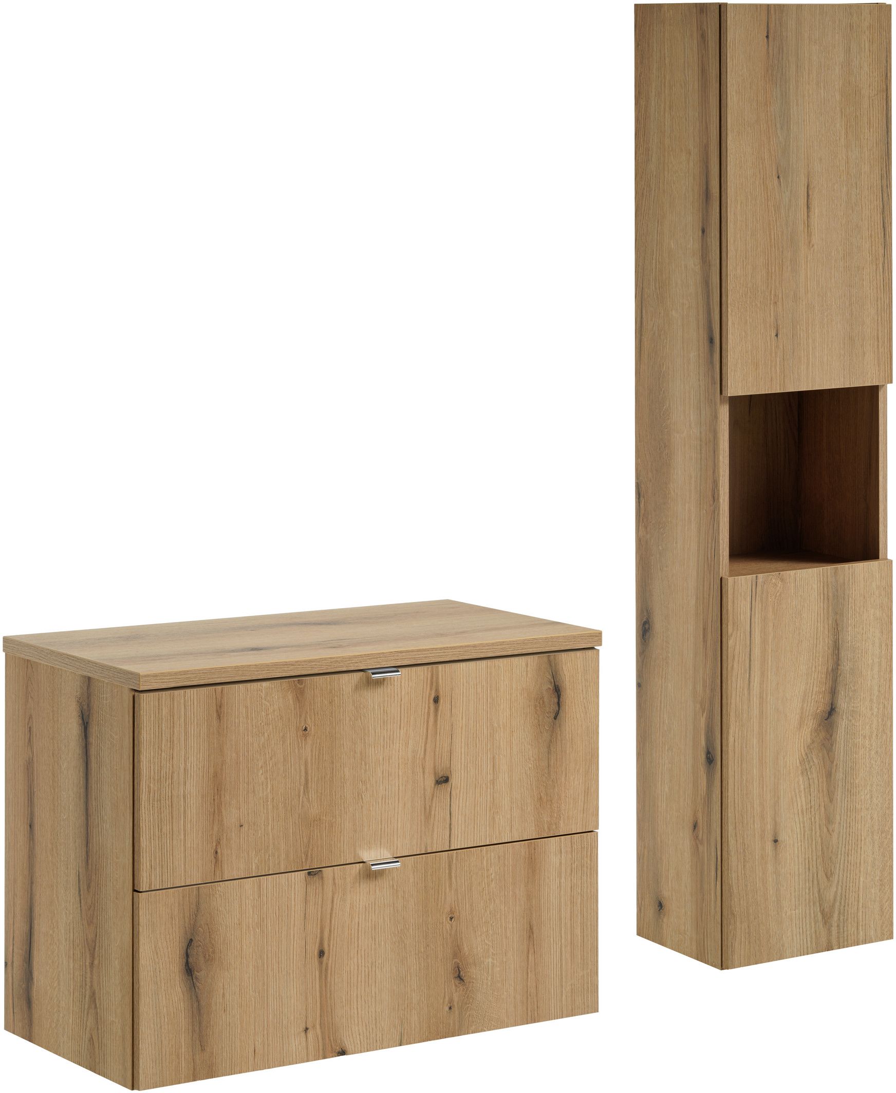 Set Badschrank Comad Nova Oak NOVA OAK A 82-80-2S, Badschrank Comad Nova Oak NOVA OAK A 80-03-2D(W80-01A), NOVA OAK A 89-80
