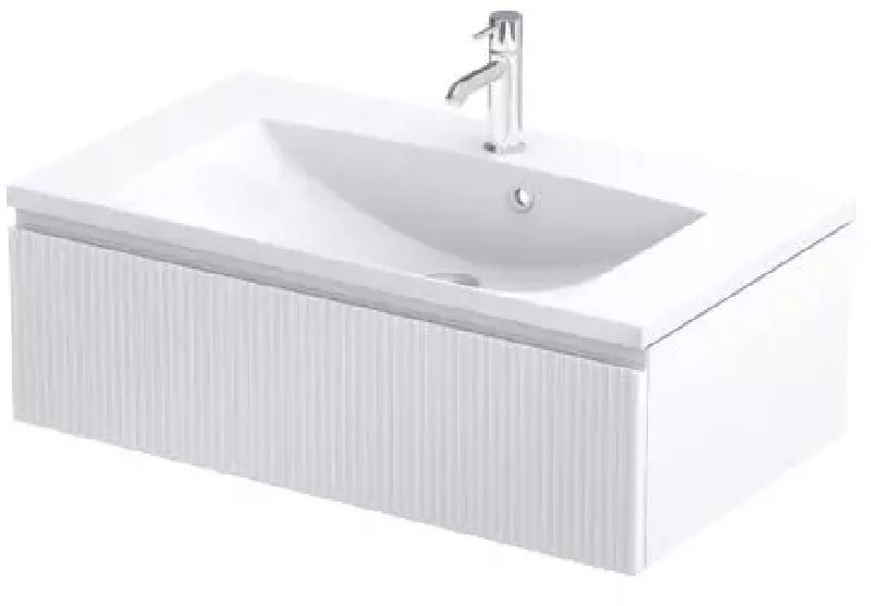 Oristo Brylant Badschrank 79.6x45.5x25 cm Unterschrank hängend weiß OR36-SD1S-80-2R