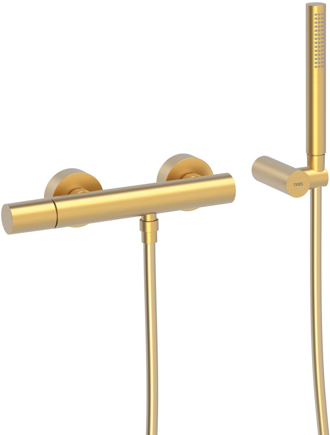 Tres Study Exclusive Duscharmatur Wandmontage gold 26116701OM