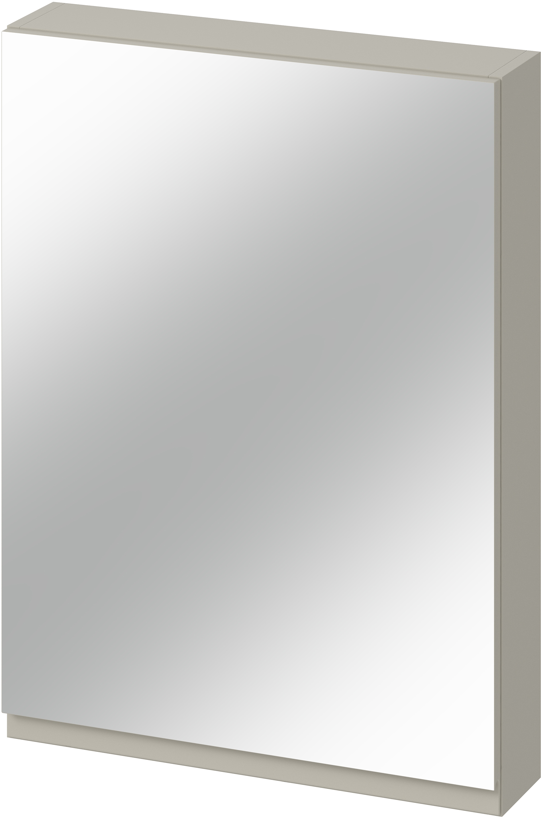 Cersanit Moduo Badschrank 59.5x14.4x80 cm Spiegelschrank beige S590-109-DSM