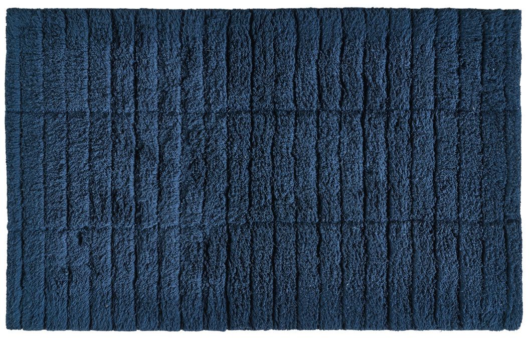 Zone Denmark Tiles Badteppich 80x50 cm rechteckig blau 13541
