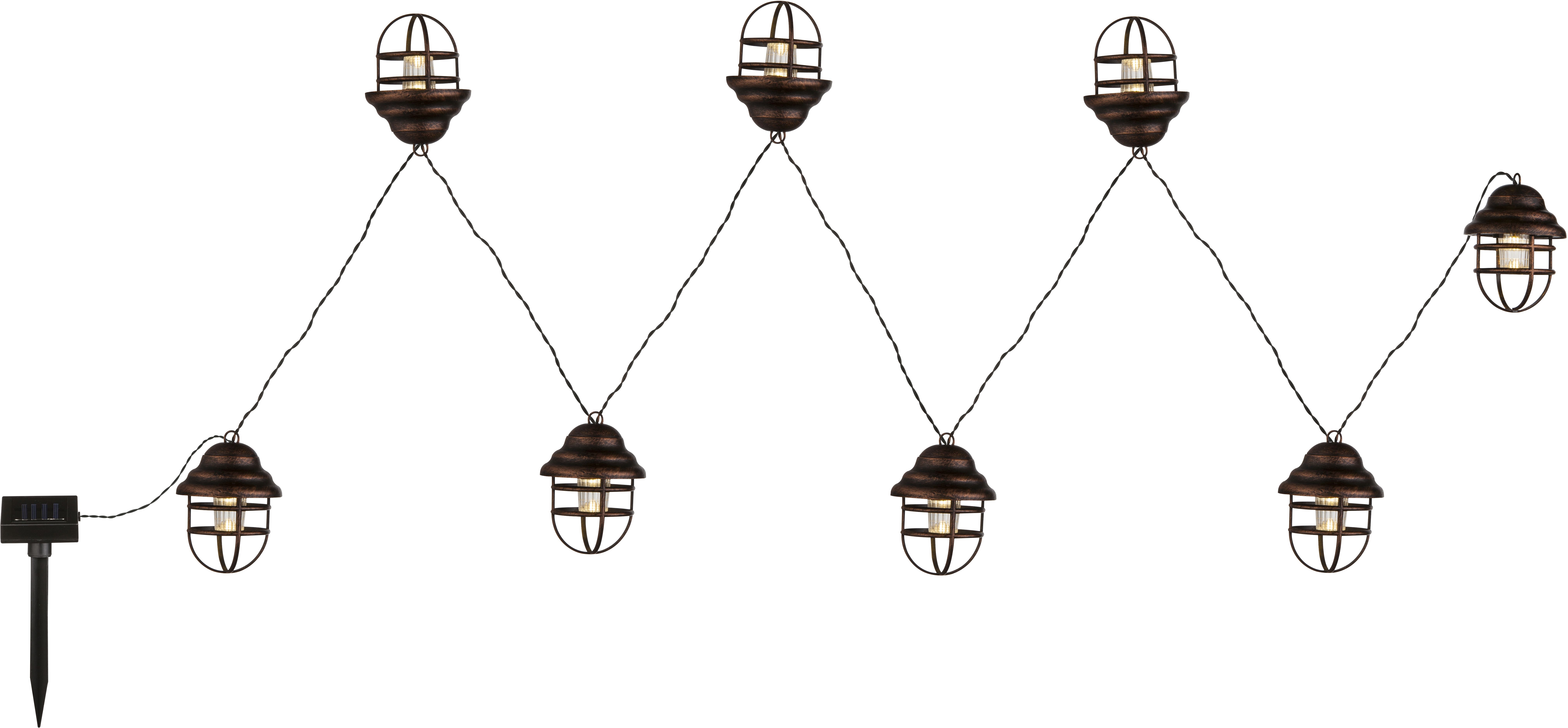 Globo Lighting Solar Außen-Girlande 1x0.06 W schwarz 33059-8
