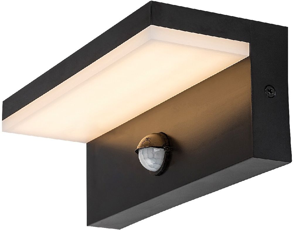 Rabalux Zaragoza Außenwandleuchte 1x9 W schwarz 77115