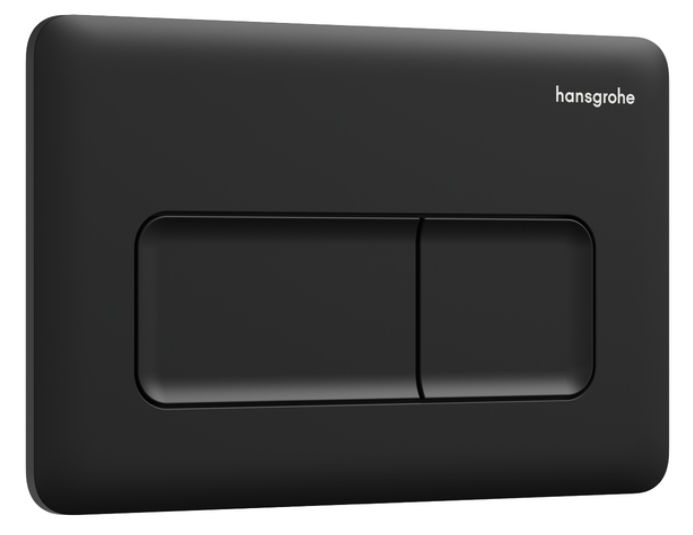 Hansgrohe iFrame Original Q Betätigungsplatte für Toilette schwarz 66001670