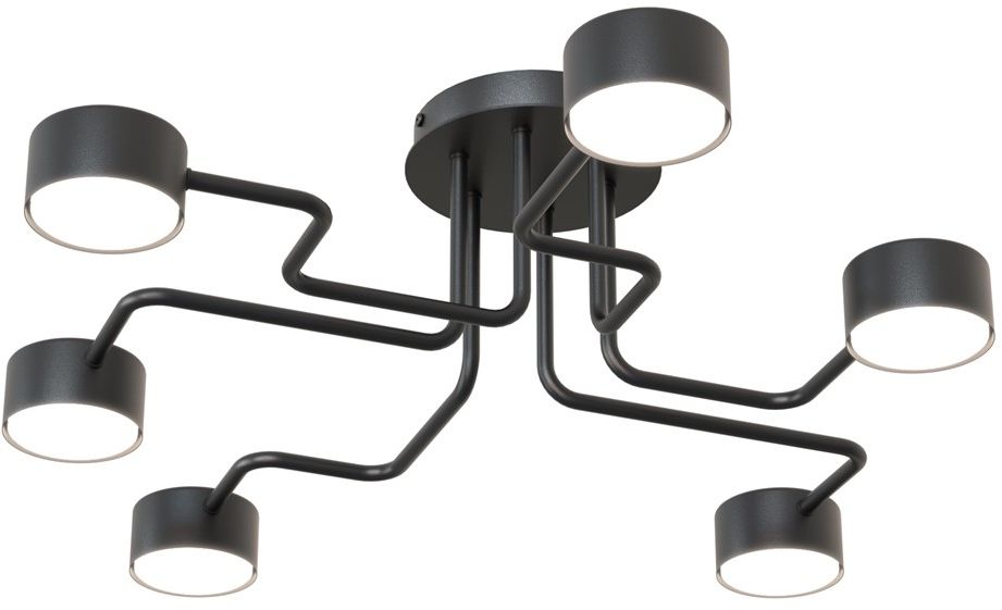Emibig Kurage Deckenlampe 6x12 W schwarz 1442/6