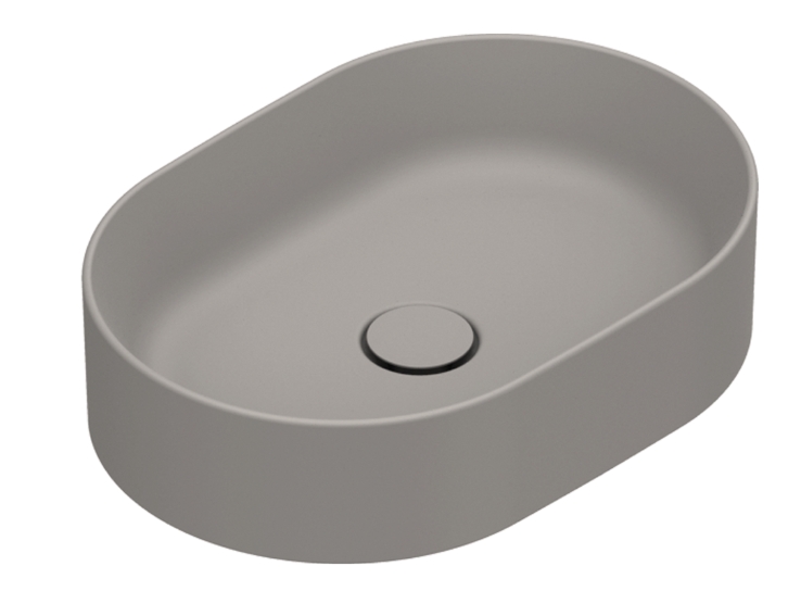 Catalano Zero Waschbecken 50x35 cm oval Aufsatzwaschbecken glanz 0122500032