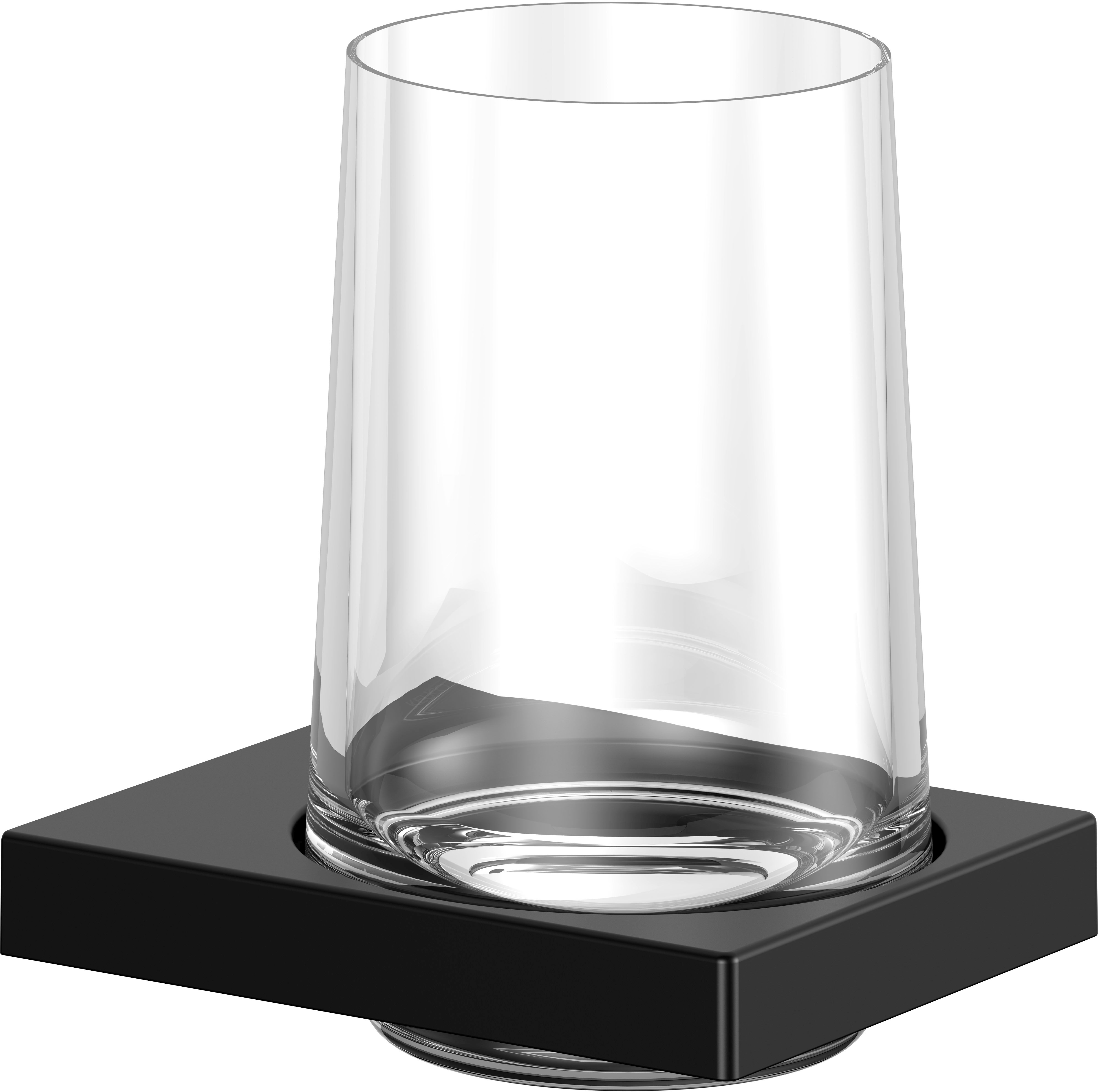 Keuco Edition 11 Zahnputzbecher schwarz-transparent 11150379000