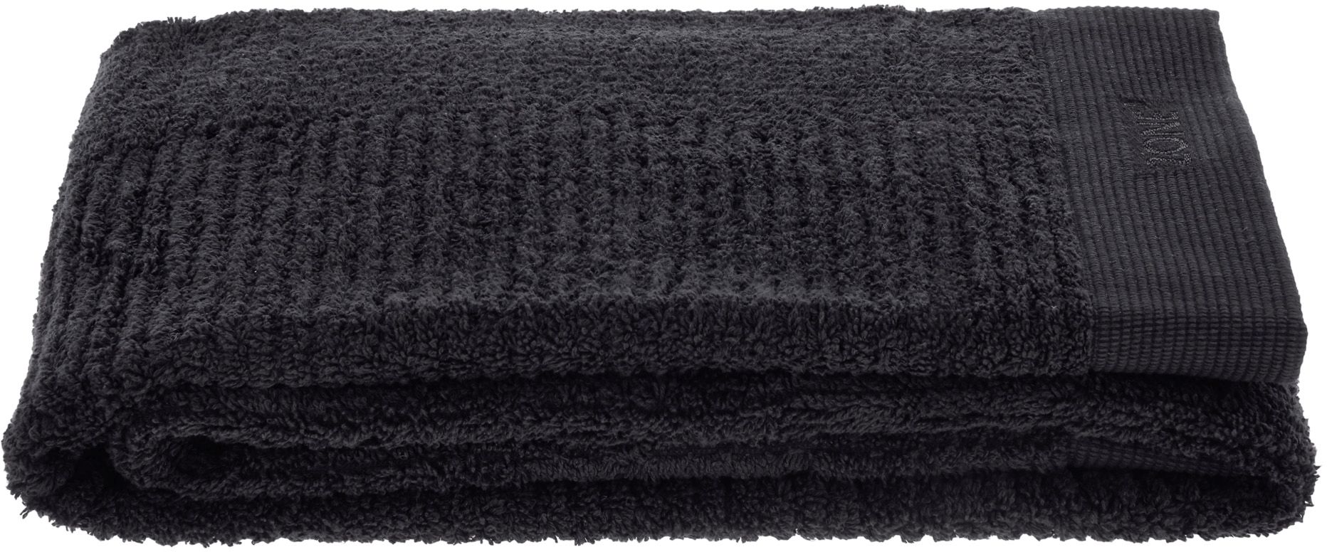 Zone Denmark Classic Handtuch 140x70 cm Baumwolle schwarz 330491