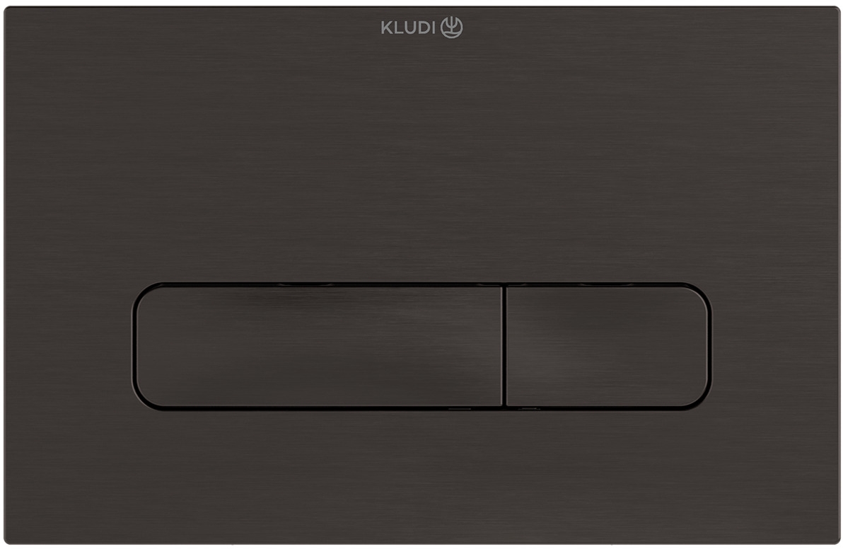 Kludi Unifix Betätigungsplatte für Toilette schwarz 30PP01N2