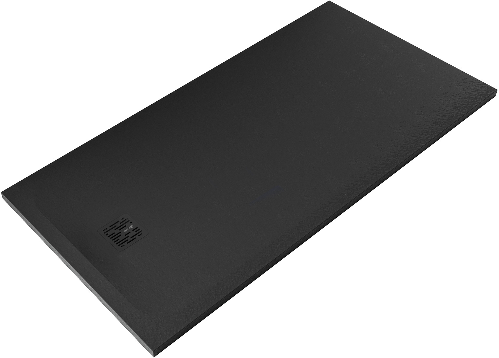 Kludi Terra Rechteckige Duschwanne 160x80 cm schwarz 08DW0539