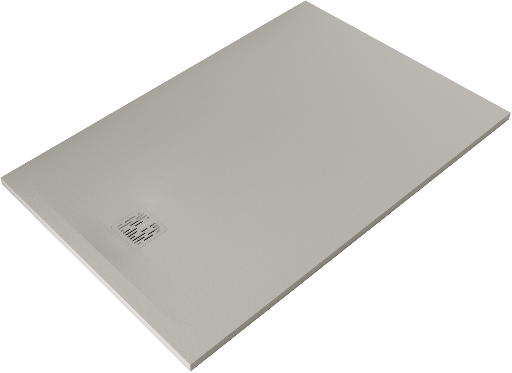 Kludi Terra Rechteckige Duschwanne 140x90 cm grau 09DW06O2
