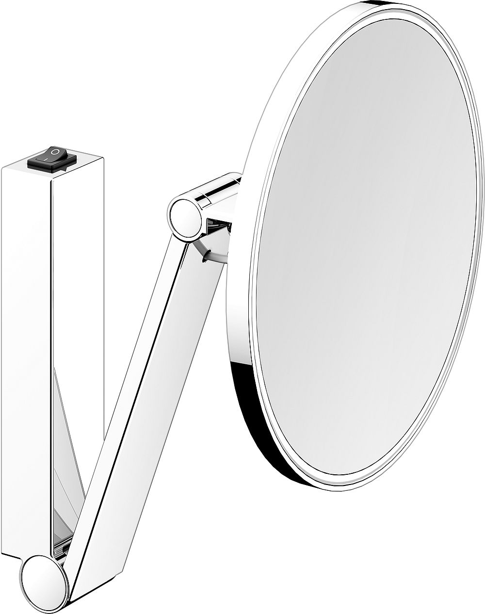 Keuco Cosmetic mirrors Kosmetikspiegel 21.2x31.8 cm rund mit Beleuchtung 17612039004