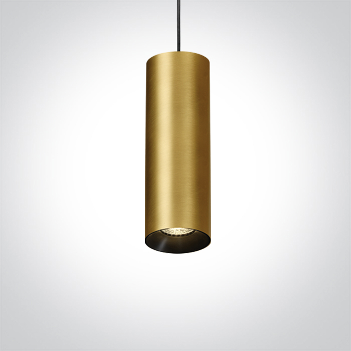 One Light Kallifoni Pendelleuchte 1x10 W messing 63105M/BBS