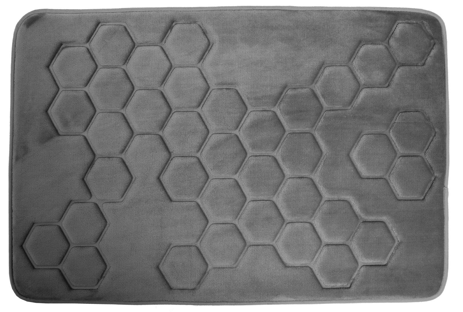 Hyggli Honey Badteppich 90x60 cm rechteckig grau 70-089