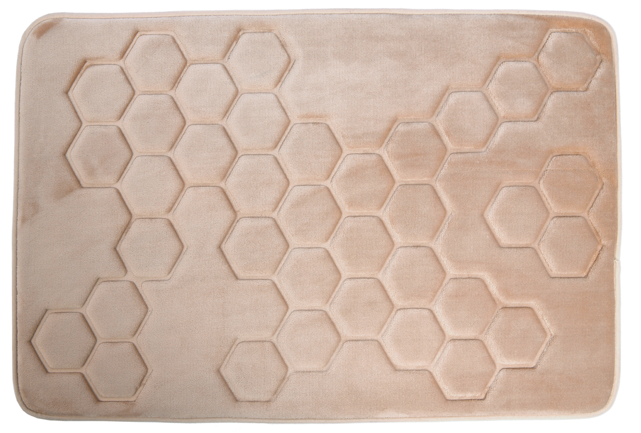 Hyggli Honey Badteppich 90x60 cm rechteckig beige 70-091