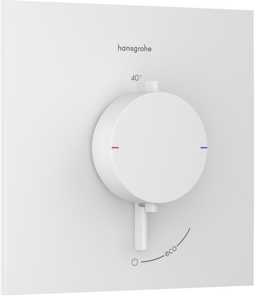 Hansgrohe Ecostat Comfort E Duscharmatur Unterputz mit Thermostat weiß 33710700