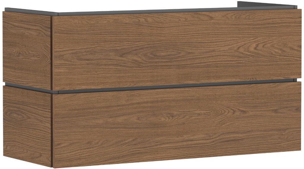Hansgrohe Xilesa E Badschrank 118x47x62 cm Unterschrank hängend eiche 54264550