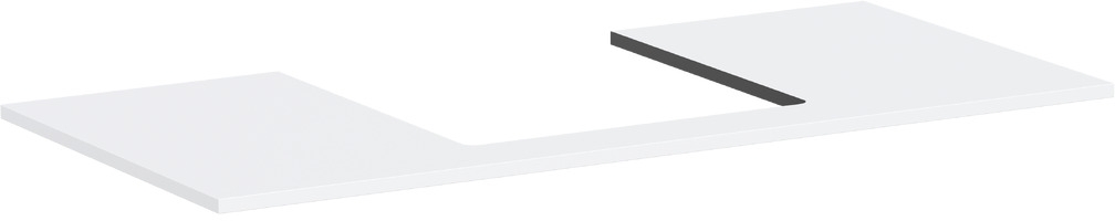 Hansgrohe Xilesa E Waschtischplatte 118x55 cm weiß 54271700