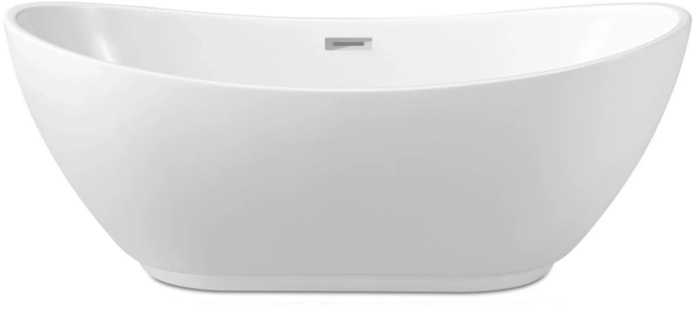 Balneo Parma Freistehende Badewanne 170x72 cm oval weiß J0101010301-1