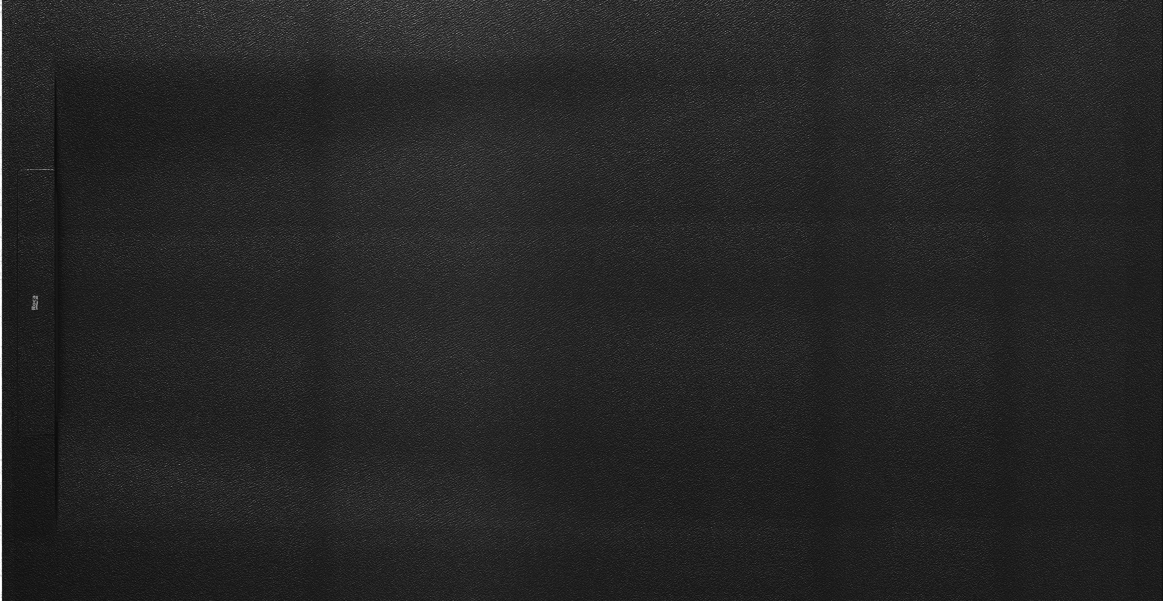Roca Pyros Rechteckige Duschwanne 180x80 cm schwarz AP90170832003400