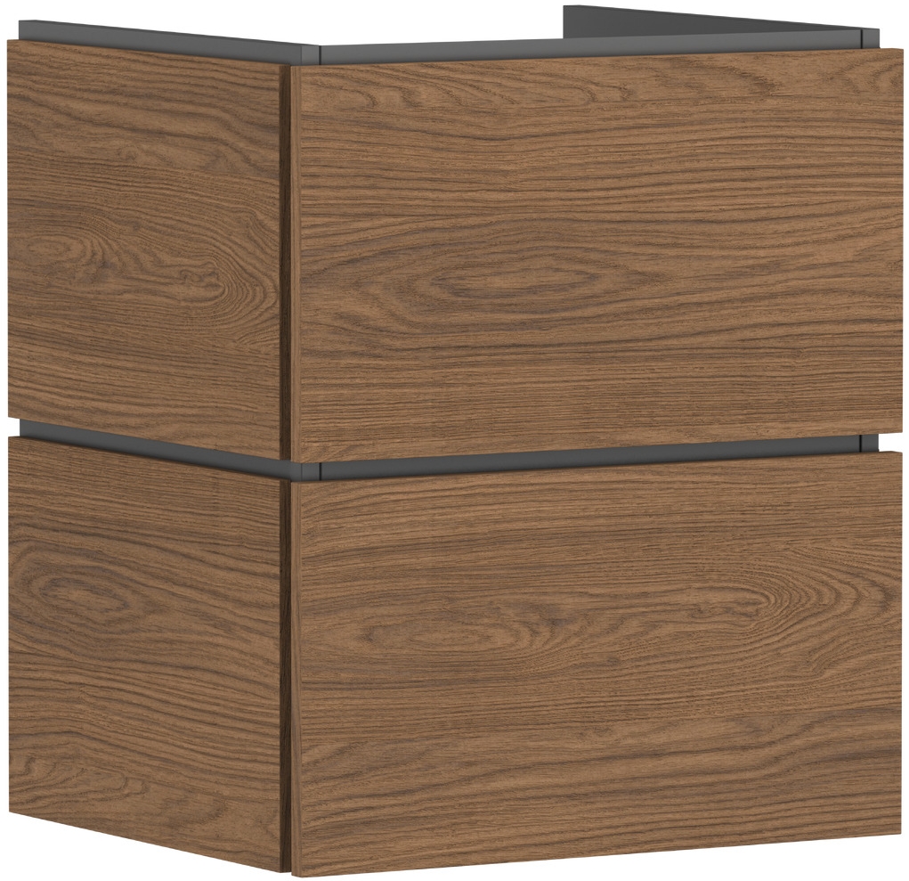 Hansgrohe Xilesa E Badschrank 53x47x62 cm Unterschrank hängend eiche 54292550