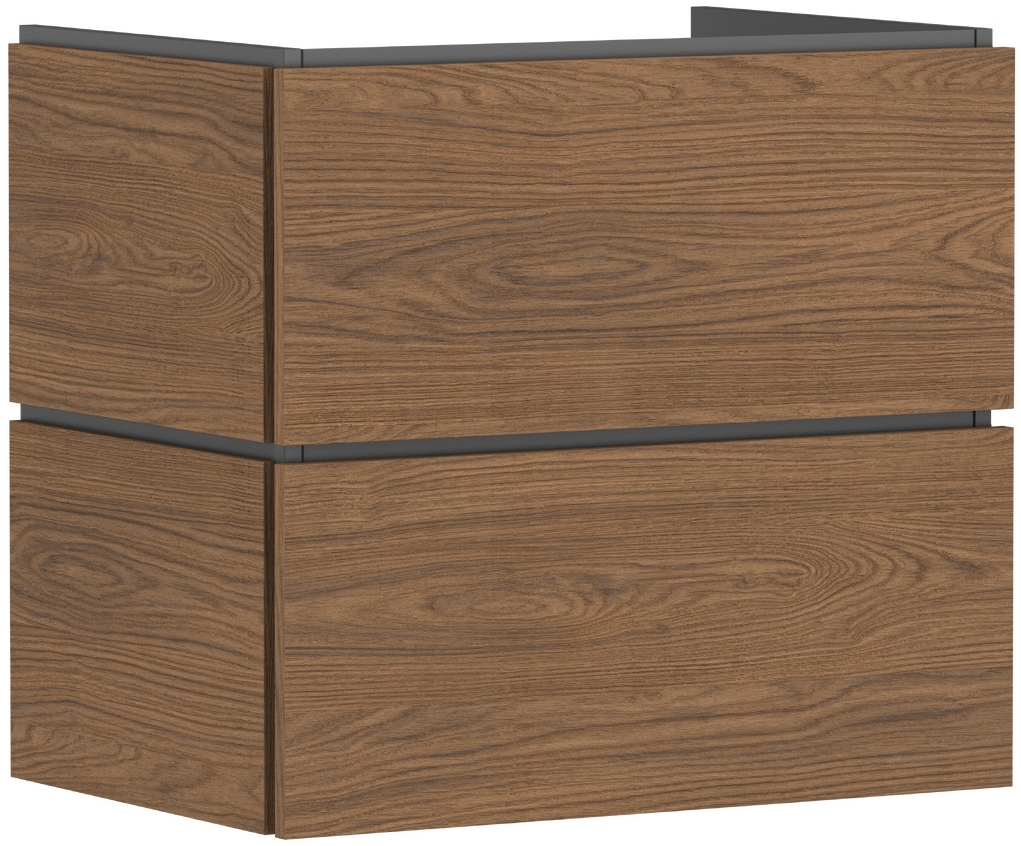 Hansgrohe Xilesa E Badschrank 68x47x62 cm Unterschrank hängend eiche 54295550