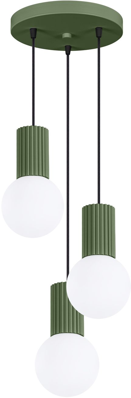 Sollux Lighting Halo Pendelleuchte 3x8 W weiß-grün SL.1725