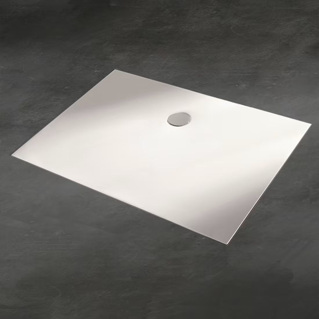 Kronenbach Cube Rechteckige Duschwanne 120x80 cm weiß KBMD1280