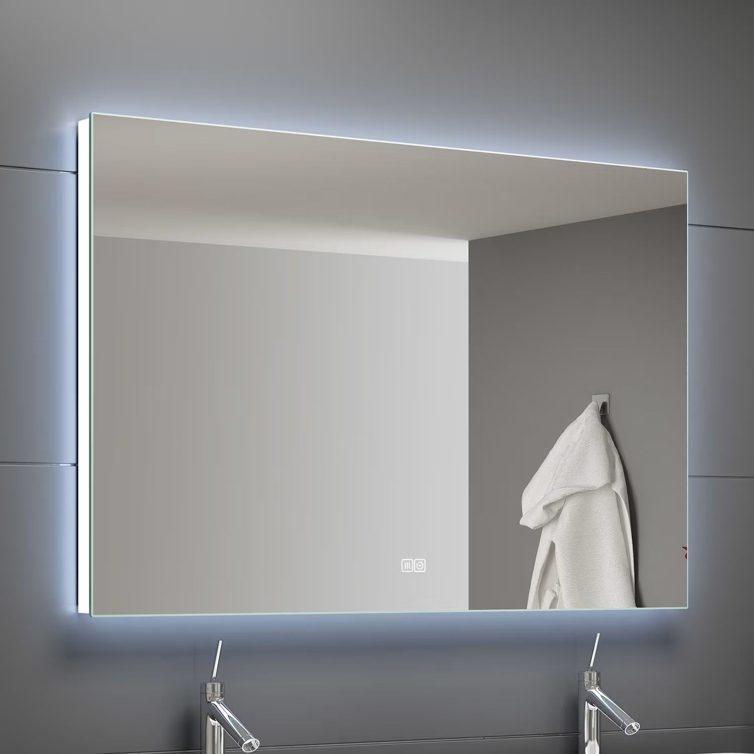 Kronenbach Night Spiegel 100x80 cm rechteckig mit Beleuchtung UN801076KBNNLED
