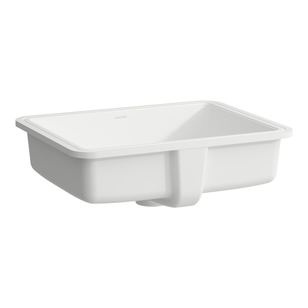 Laufen Savoy Waschbecken 44x33 cm rechteckig Unterbauwaschbecken weiß matte H8189487571091