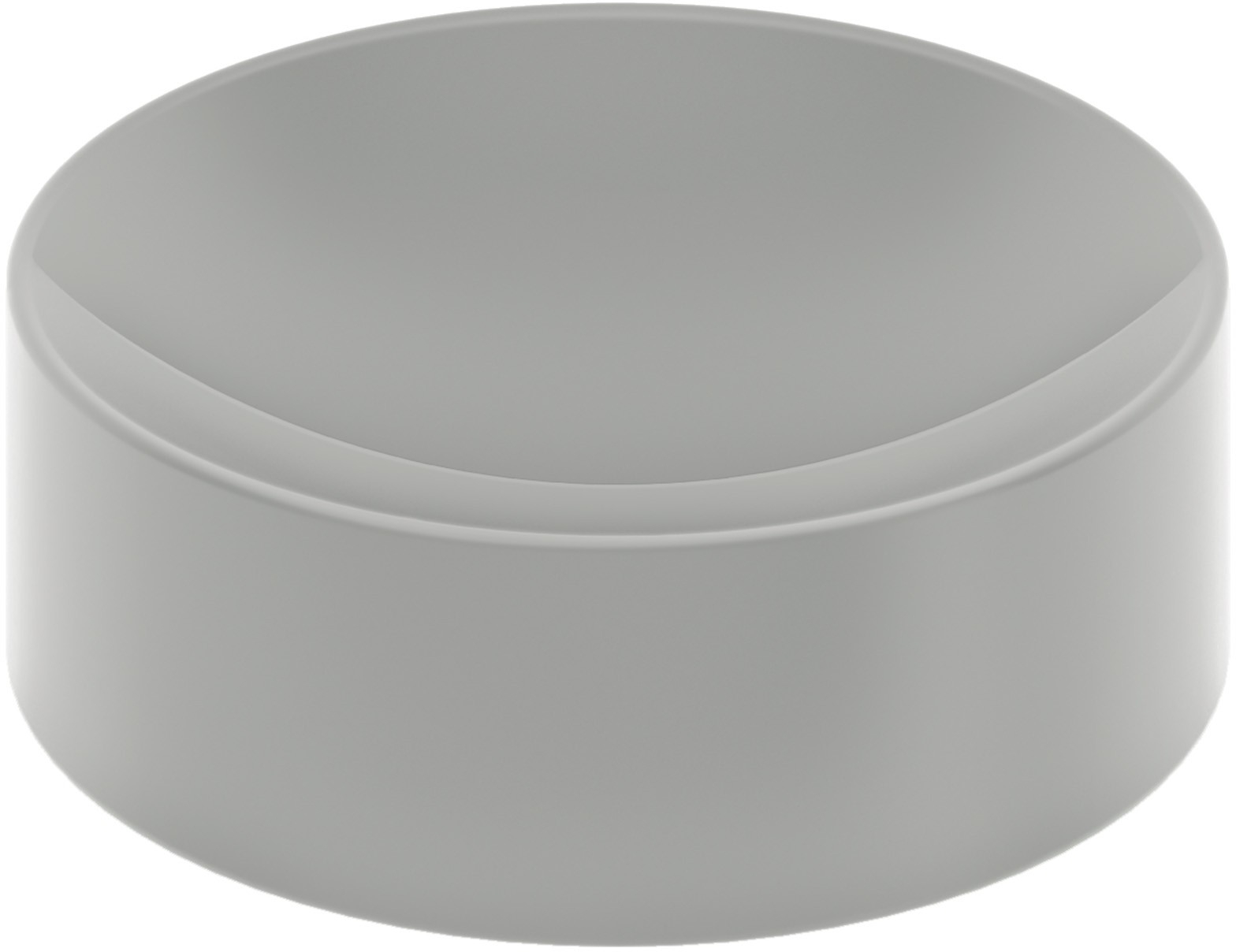 Clou Vale Waschbecken 22x22 cm rund Aufsatzwaschbecken grauer Stein matte CL/03.32164