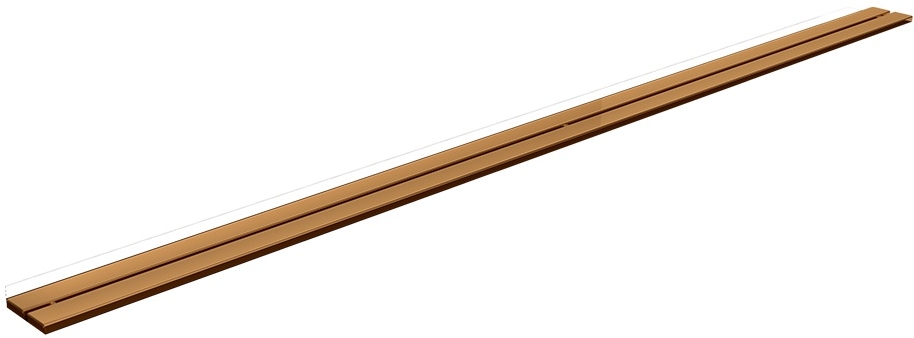 Schedpol Copper Slim Duo Abdeckung Linienablauf 110 cm kupferrot 10.058/SLX/DPM