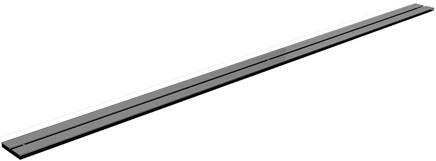 Schedpol Graphite Slim Duo Abdeckung Linienablauf 100 cm Graphit 10.054/SLX/DPG