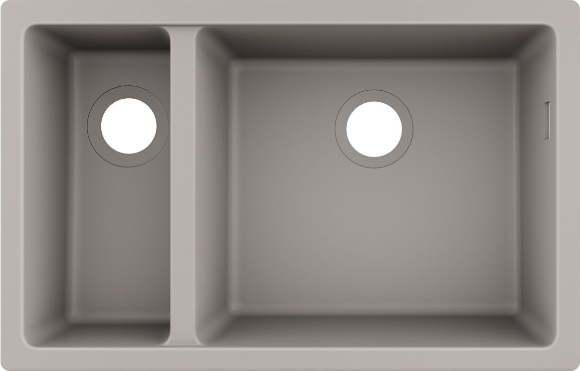 Hansgrohe S 51 Granitspüle 71x45 cm grau/graphit/onyx 43433380