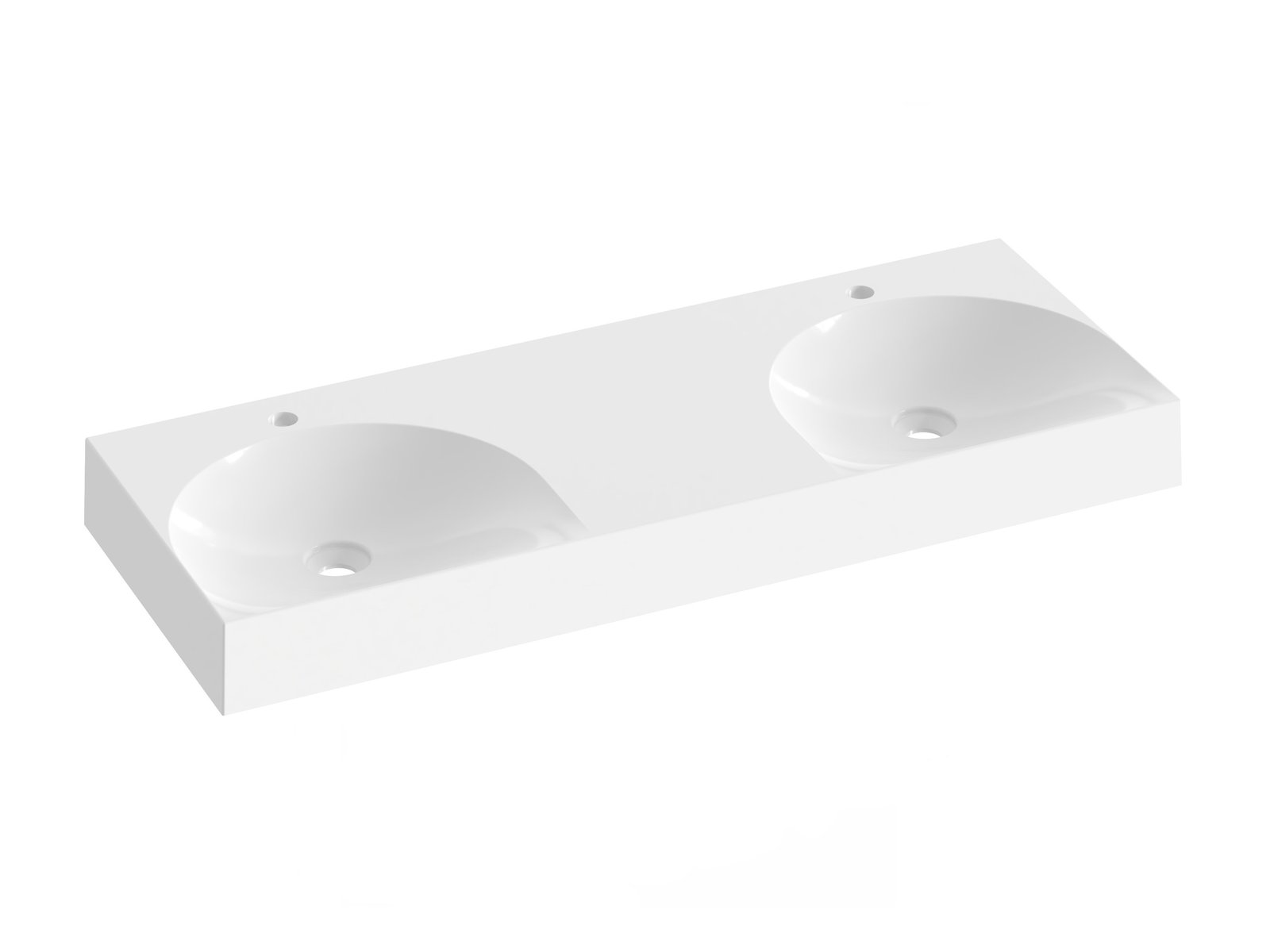 Ravak Lite Waschbecken 120x45 cm rechteckig Möbel weiß glanz XJX01212001