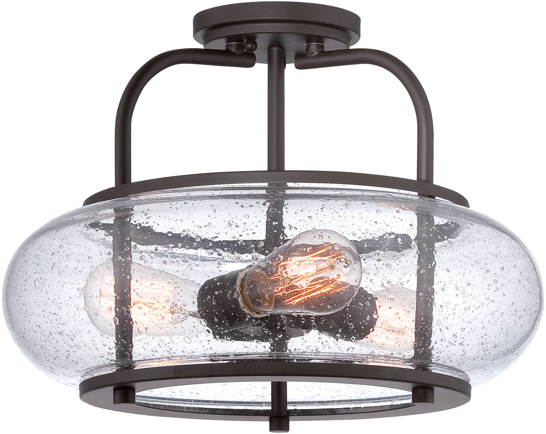Elstead Lighting Trilogy Deckenlampe 3x60 W braun QZ-TRILOGY-SF-M