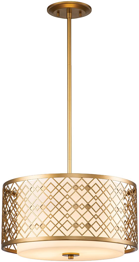 Elstead Lighting Ziggy Pendelleuchte 2x60 W gold ZIGGY-2P-M-LG