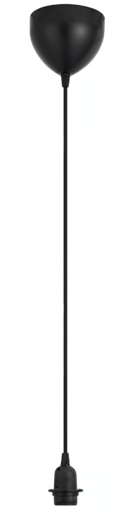Nordlux Basic Pendelleuchte 1x60 W schwarz 2412023003
