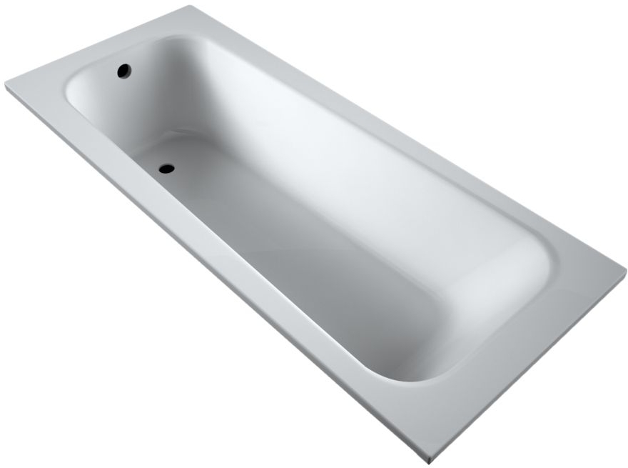 Schedline Bafia Rechteckige Badewanne 140x70 cm weiß 3WST.B1P-14070