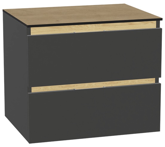 Set Waschtischunterschrank Korpus Excellent Tuto 2.0 MLEX.2172.600.GRBL, Waschtischplatte Excellent Tuto 2.0 MLEX.2116.600.BL, MLEX.2151.600.01.GR
