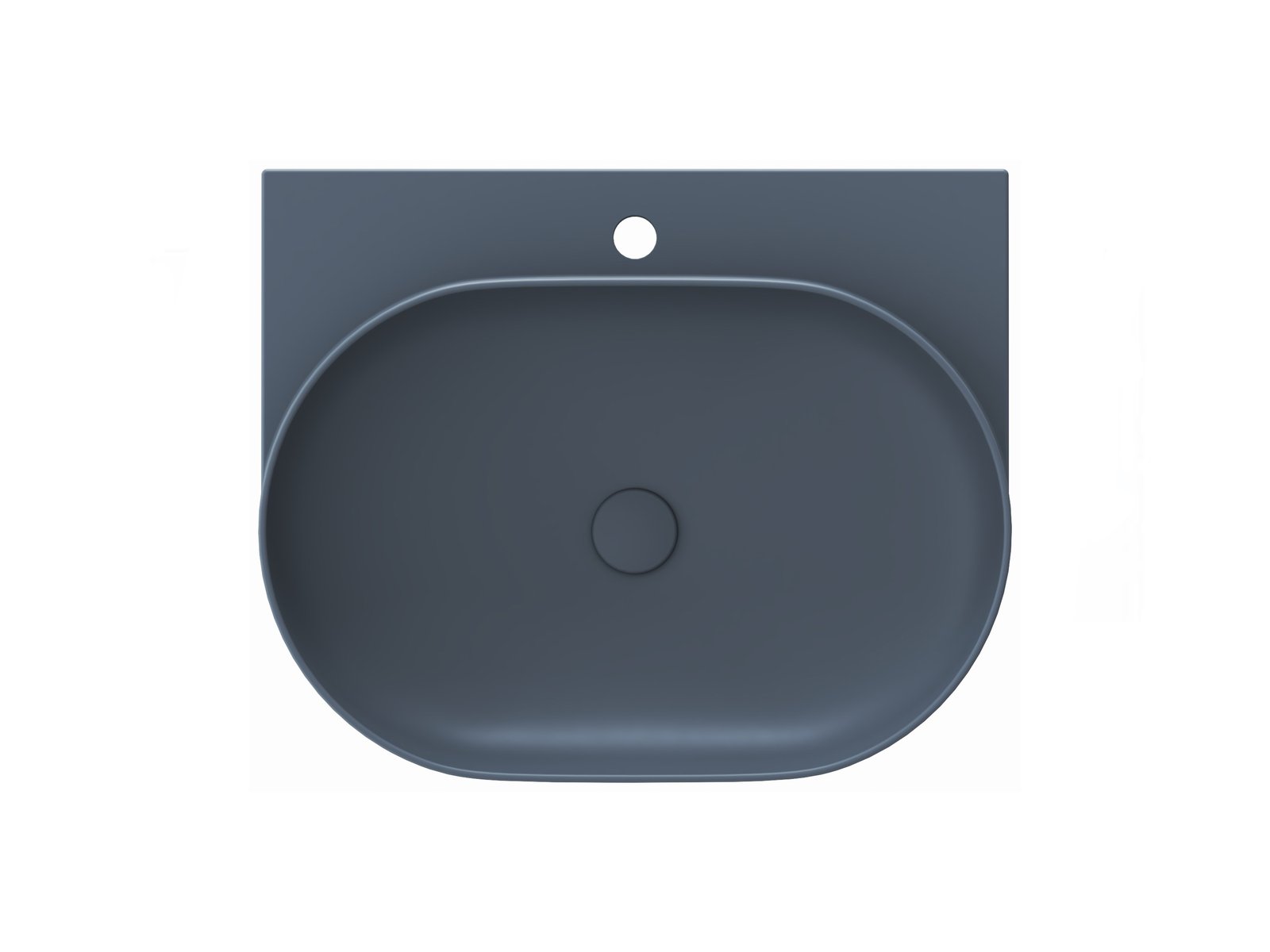 Ravak Yard Waschbecken 60.5x50 cm halbrund Klassisch-Möbel matte XJX07260000